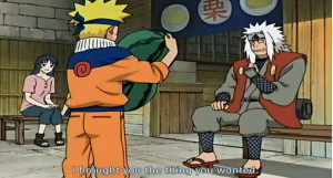 jiraiya and naruto s funny moments pt 2 ninja fruit slicing