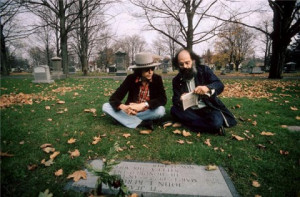 Bob Dylan and Allen Ginsberg Visit the Grave of Jack Kerouac (1975)