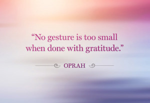 Oprah gratitude quote