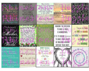 Mother Quote Stickers, Erin Condren Life Planner, Pack 1Q, Plum ...