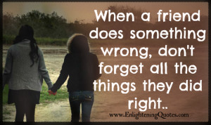 ... does something wrong, don't forget all the things they did right