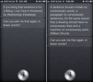 Siri Updated to Respond to Long Questions With Quotes on Brevity