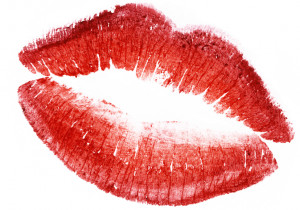 Description Red lips isolated in white.jpg