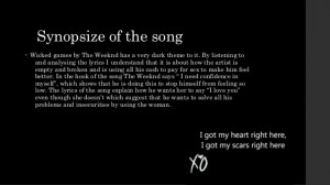 The Weeknd Wicked Games Lyrics Tumblr The weeknd wicked games lyrics