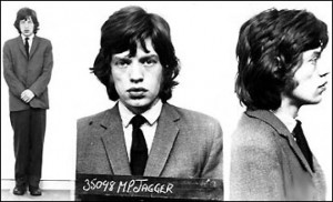Mick Jagger (1967): Arrested during a raid on Keith Richards' home in ...
