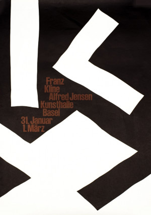 Hofmann, Armin poster: Franz Kline / Alfred Jensen - Kunsthalle Basel