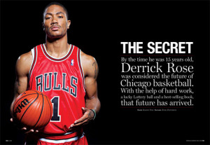 The Bulls are back - MVP Derrick Rose and my new favorite announcer ...