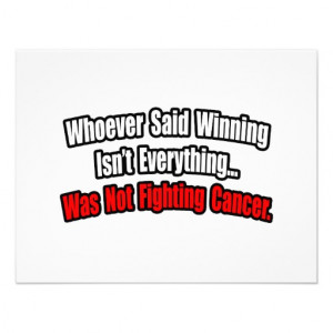 Cancer Fighting Quote Invitation