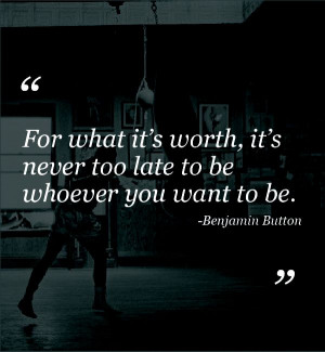 Benjamin Button Quotes Benjamin button