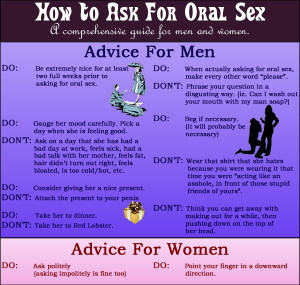 How To Ask For Oral Sex: Men vs. Women