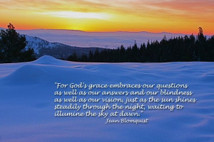 God's grace illumines