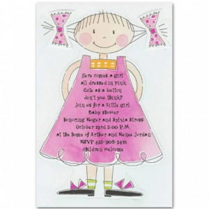Cute Quotes For Girl Baby Shower Invitations