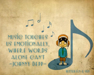 Johnny Depp Music Quote