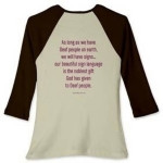 ... QUOTATIONS ARE ON THE BACK OF THE SHIRT! For quotations on the front