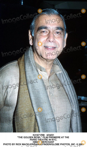 Ismail Merchant Picture 42401 the Golden Bowl Film Premiere at the