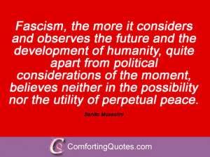Quotations By Benito Mussolini