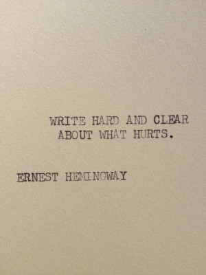 Ernest Hemingway quote