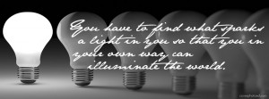 Find Your Light Quote Facebook Cover Photo