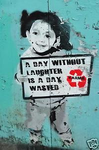 ... -Seller-BANKSY-Graffiti-Street-Art-Wall-Decor-Print-Girl-karma-quote