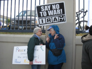More quotes on anti-war signs: 