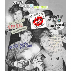 One direction song quotes..... - Polyvore
