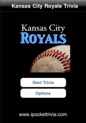 Kansas City Royals Baseball Trivia iPhone Game Kansas City Royals ...