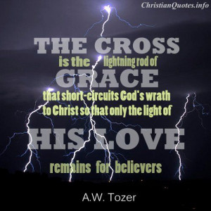 Tozer Quote - Lightning Rod of Grace - Christian Quotes