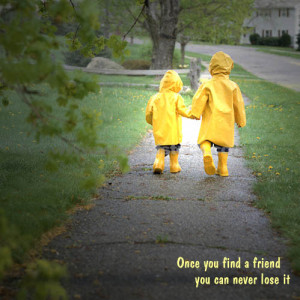 Friends Walking Together Quotes Two child friend walking