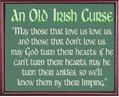 Thirteen Irish sayings, curses and blessings