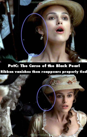 Pirates of the Caribbean: The Curse of the Black Pearl mistake picture
