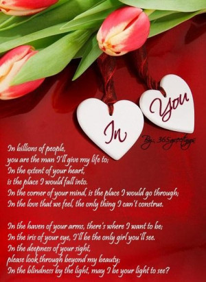 Love poems for boyfriends birthday