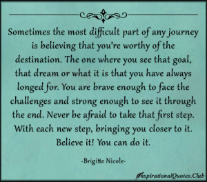 ... , fear, first step, inspirational, motivational, Brigitte Nicole