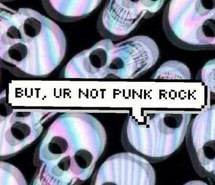 punk, punk rock, quote, rock, skeletons, skull, skulls, weird