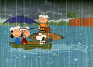 Charlie Brown baseball dedication despite the flood
