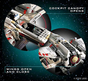 LEGO X Wing Cockpit