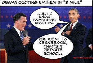 eminem+humor | The Comedy News: Obama Quotes Eminem from 
