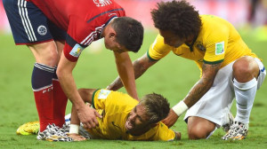 World Cup 2014: Neymar's tournament-ending injury