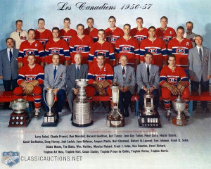 1957 Montreal Canadiens team picture