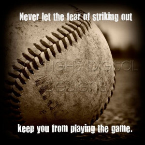 Baseball Quote Print-perfect for boys' room!