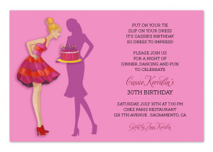 home party invitations birthday invitations chic birthday bash