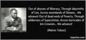 Out of abysses of Illiteracy, Through labyrinths of Lies, Across ...