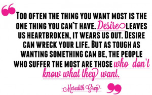 Meredith Grey Quote #provestra: Woman Crush