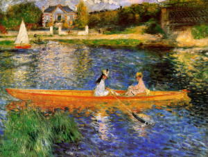 The Seine at Asnieres The Skiff Pierre Renoir