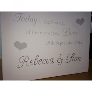 Home » THE FIRST DAY OF THE REST OF OUR LIVES QUOTE CANVAS