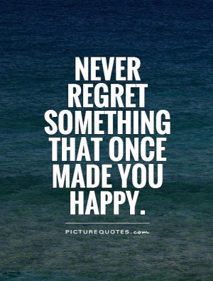 Regret Quotes and Sayings