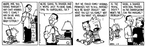 Calvin and Hobbes Mom