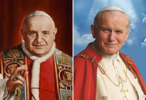 ... Canonisation of Blessed Pope John XXIII and Blessed Pope John Paul II
