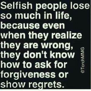 Selfish People