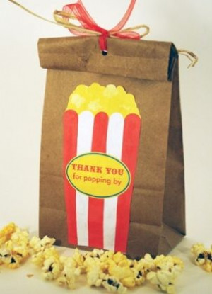 Popcorn Carnival Treat Bag