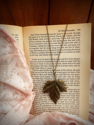 Doctor Who Clara Oswald Inspired Leaf Pendant